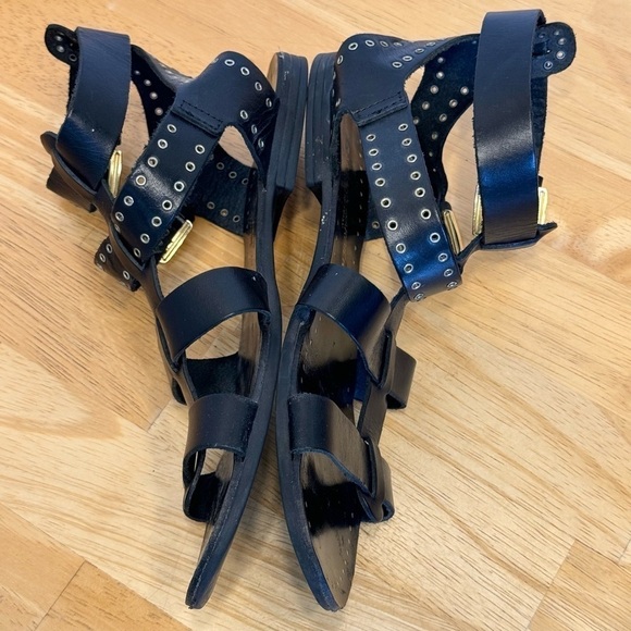 Barbara Barbieri Sandals Black Sz 6 1/2 - Picture 3 of 7